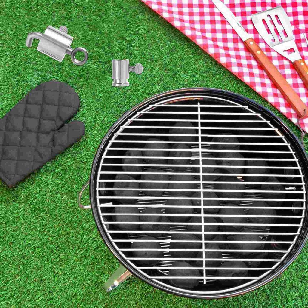 Barbecue Grill Spießgewichte Grillplatte Elektrischer Stab Edelstahl Stopp Rotisserie Gleichgewicht