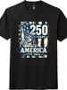 USA 250 Year T-Shirt | 1776-2026 Freedom Design | Unisex Vintage Cotton