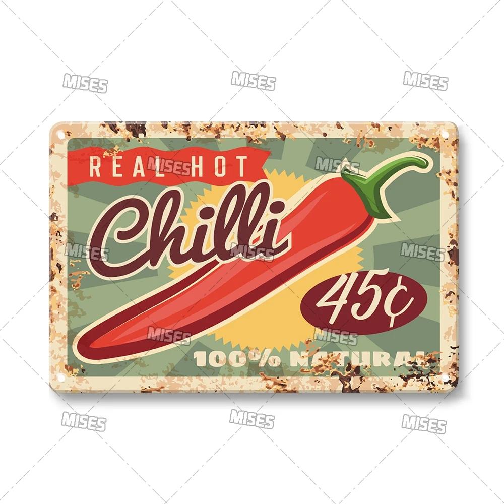 MISES Vegetable And Fruit Metal Tin Sign Retro Metal Plaque Decorative Plate Man Cave Studio Farm Metal Sign Kitchen Wall Plate