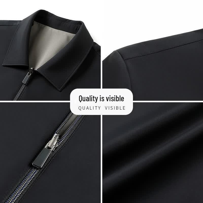 Romon Men's Reversible Casual Business Jacket
