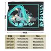 Hatsunes Mikus Anime Blanket Cover Fleece Lightweight Thin Throw Blankets for Bedding Couch Bedroom Quilt