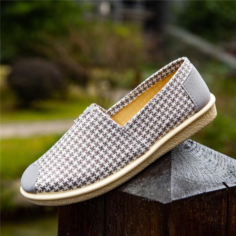 Foreign order explosion old Beijing cloth shoes women's lazy single shoes women's fisherman shoes shallow mouth flat bottom pregnant women cloth shoes