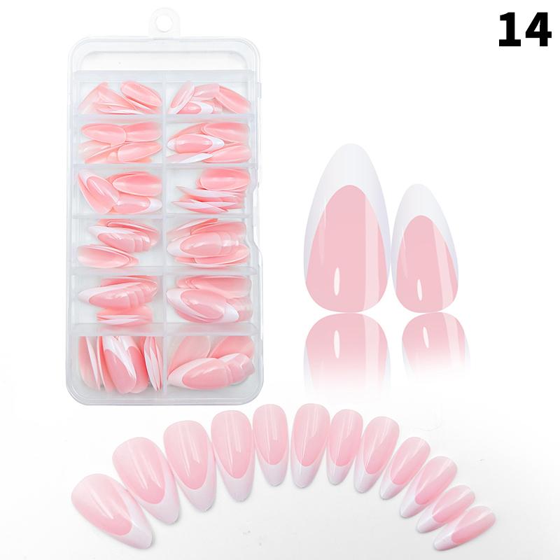 120 buc/cutie Unghii French Press On Nude Roz Mat 12 mărimi Pătrate Extra Lungi Acoperire Completă Gel Moale Vârfuri Unghii False Extensie Unghii