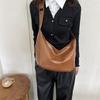 Stylish Vintage Fashion Shoulder Bag Large Capacity Tote Bag For Women In Black Brown And Light Brown