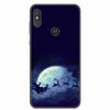 For Moto One Vision Case Luxury Silicone TPU Soft Cover Phone Case For Motorola Moto One Action Macro Shockproof Christmas Coque