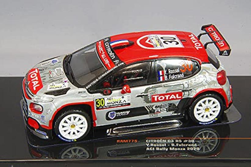 Ixomodel Citroen C3 R5 20ACI Larry Montza RAM775 #30 Y.Rossel/B.Fulcrand 1/43