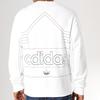 adidas Originals Trefoil Rivalry Retro Crewneck Sweatshirt Men Sweatshirts White ED5660