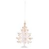 Clear Acrylic Christmas Ornaments Snowflake Tree Elk Butterfly Ballet Dancer Hanging Decoration for Holiday Winter Scene Decoration