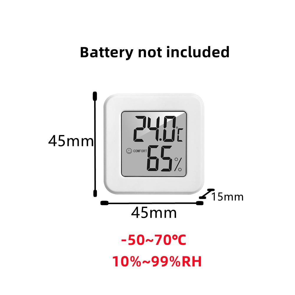 מד טמפרטורה ולחות דיגיטלי LCD מיני חדש לבית, מד טמפרטורה ולחות אלקטרוני פנימי, מד חיישן טמפרטורה