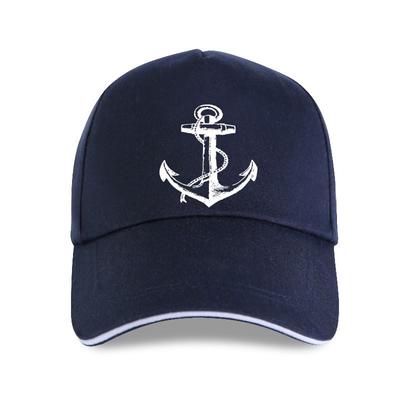 Novo boné de beisebol Icustomworld Anchor Branco Náutico Anchor Marine Fashion Unissex Adulto Slim Fit S-3xl Verão Unissex
