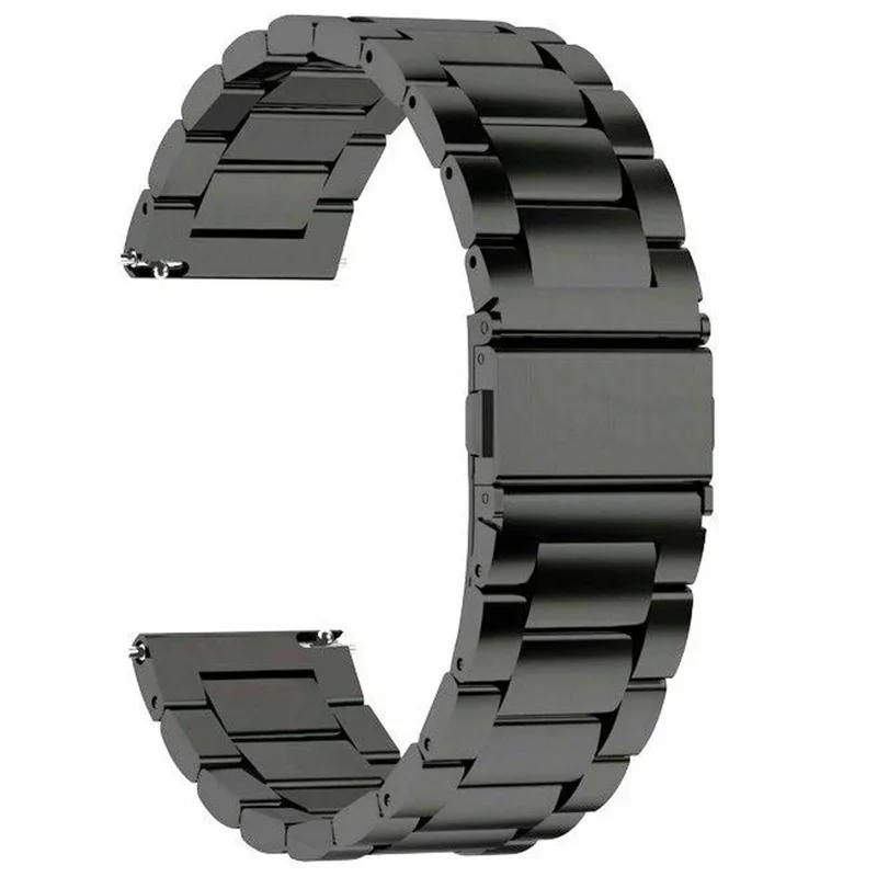 Steel Watch Strap 18mm 20mm 22mm Watch Band Fitbit Strap/Stainless Watch Metal Strap Quick Release Replacement For Samsung Fossi