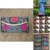 Luxurious Women Ethnic National Flower Bags Handbag Embroidered Clutch Small Flap