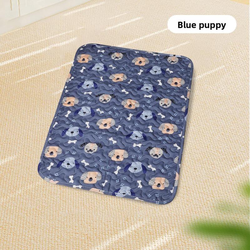 

Pet Carpet, Dog Mat, Special Cotton Mat for Dogs and Cats To Sleep on, Pet Mat, Anti-slip in Summer, Suitable for All Seasons S size [40 * 30cm] синий