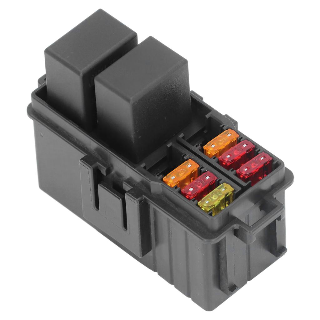 Fuse Relay Box with 2PCS 12VDC 30A 5 Pin Relays and 6PCS 5A 10A 20A Fuses for Car Boat