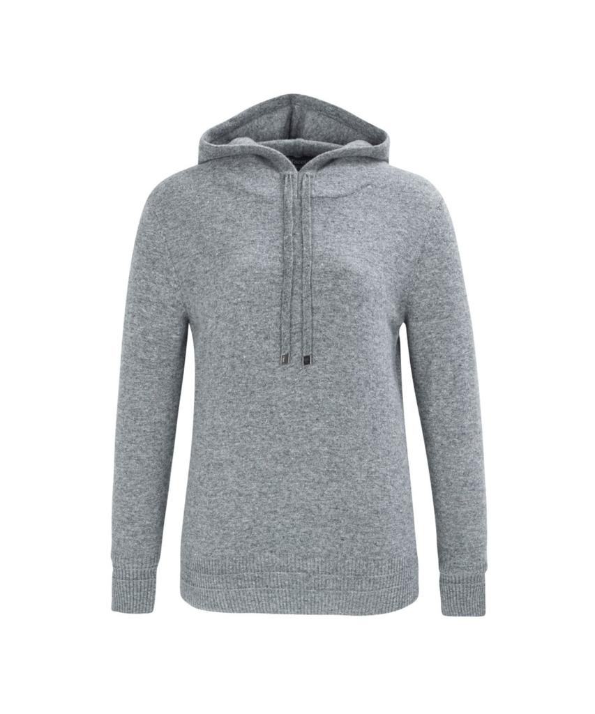 Easy Hooded Cashmere Blended Sweatshirt