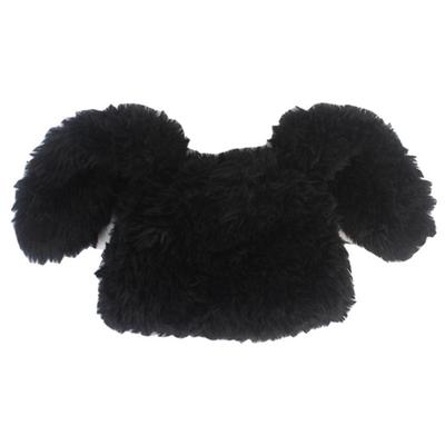 Universal Chemistry Rabbit Black Fur Beanie Rabbit Hat