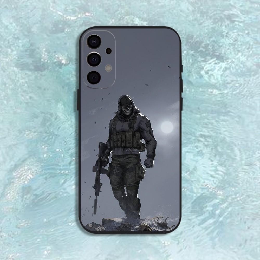 C-COD Call Of D-Duty Ghost Phone Case For Samsung S25,S24,S21,S22,S23,S30,Ultra,S20,Plus,Fe,Lite,Note,10,9,5G Black Cover
