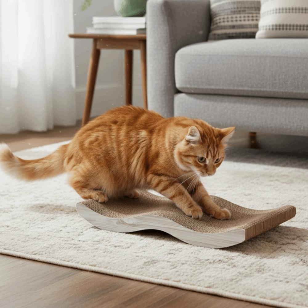 Scratch Resistant Corrugated Paper Scratcher Wear-resistant Claw Grinding Board for Playing