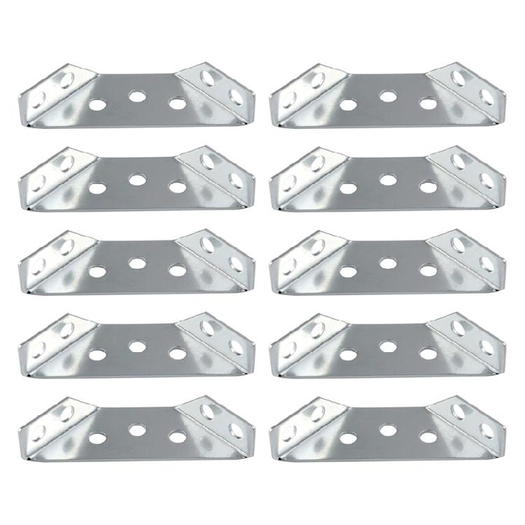 

10Pcs Furniture Shelf Connector Stainless Steel Furniture Corner Connector Cabinet Support Fixing Frame Corner Brace 1