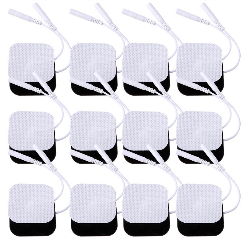 5x5cm Needle-Type Physiotherapy Electrode Pad with Lead Wire - Non-Woven Gel Patch Massager