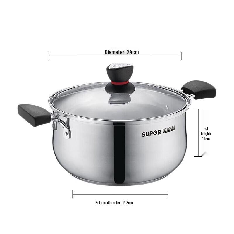 

Supor 304 Stainless Steel Soup Pot