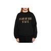 Fear of God Essentials Fleece Crewneck Black Men Tops 192BT246260F