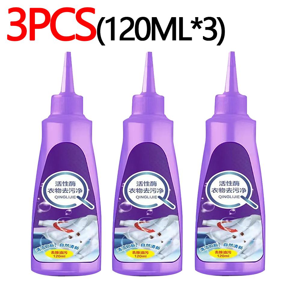 10-1pc 120ML Concentrated Liquid Laundry Detergent Clean Linen Active Enzyme Laundry Detergent T-shirt Clothes Laundry Degreaser