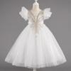 High-End Girls' Princess Wedding or Birthday Dress with Sequins