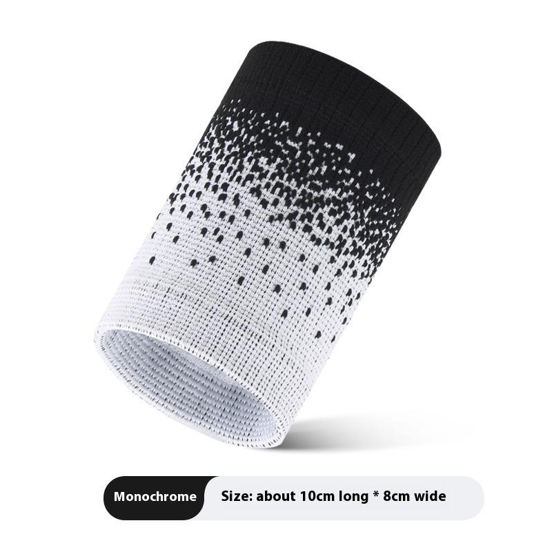 

2 Pieces / 1 Pair - Moisture-Wicking Sports Hand Towel With Gradient Color Wrist Support. Sports Compression Wristband To Preven