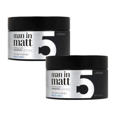 Elastine Men In Matt Paste Hair Wax, 80g, 2 Pieces