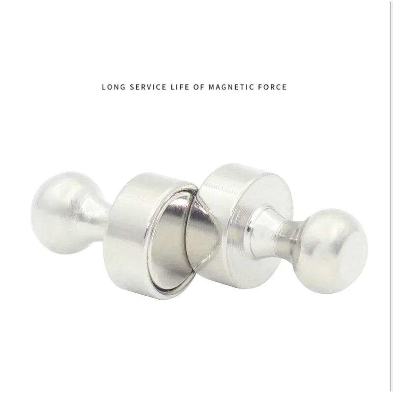 5/10 ks Super silné neodymové magnetické připínáčky s přísavkou, ocelové, odolné, magnetické připínáčky na ledničku, bílou tabuli