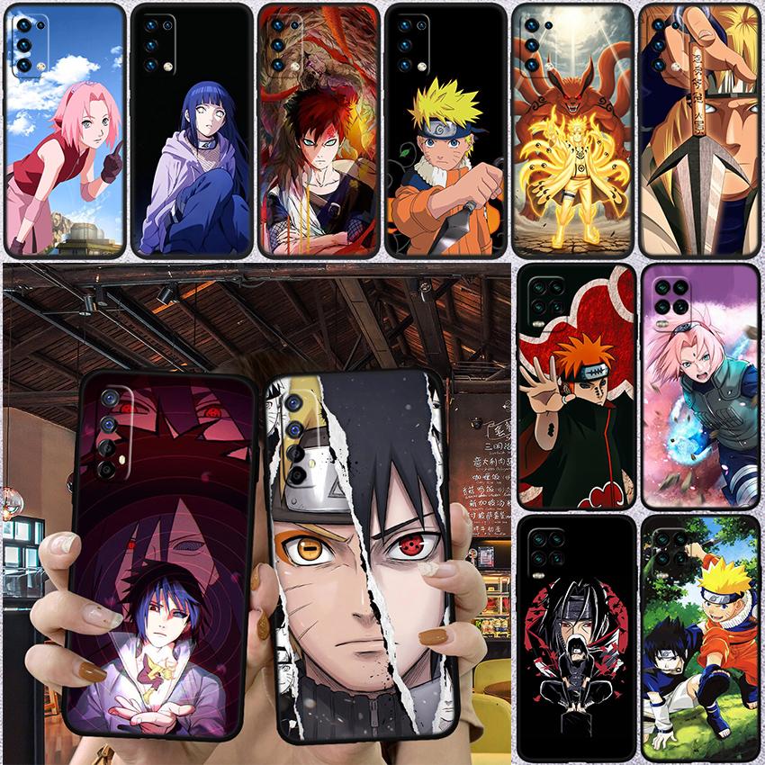 Cartoon Naruto Phone Case for Samsung Galaxy S20 S21 S22 Ultra FE + Plus A21S A22 A24 A25 A26 A30 A30S A31
