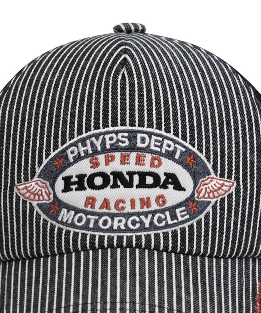 PHYPS MOTORCYCLE Honda Stripe Mesh Cap_Black