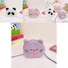 Cute And Fun Bubble Mart Plush Crossbody Bag Lightweight For Children With Heart Patterns
