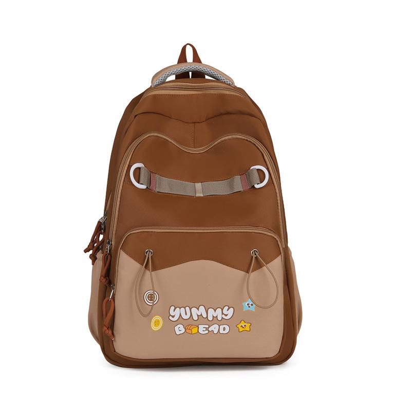 Schoolbag wholesale female cute ridge protection versatile backpack large capacity lightweight junior high school backpack new fashion primary school