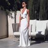 Spring Summer New Solid Color Long Maxi Pencil Skirt For Women, Comfortable Soft Slim Fit Elegant Ladies Skirt European American Style