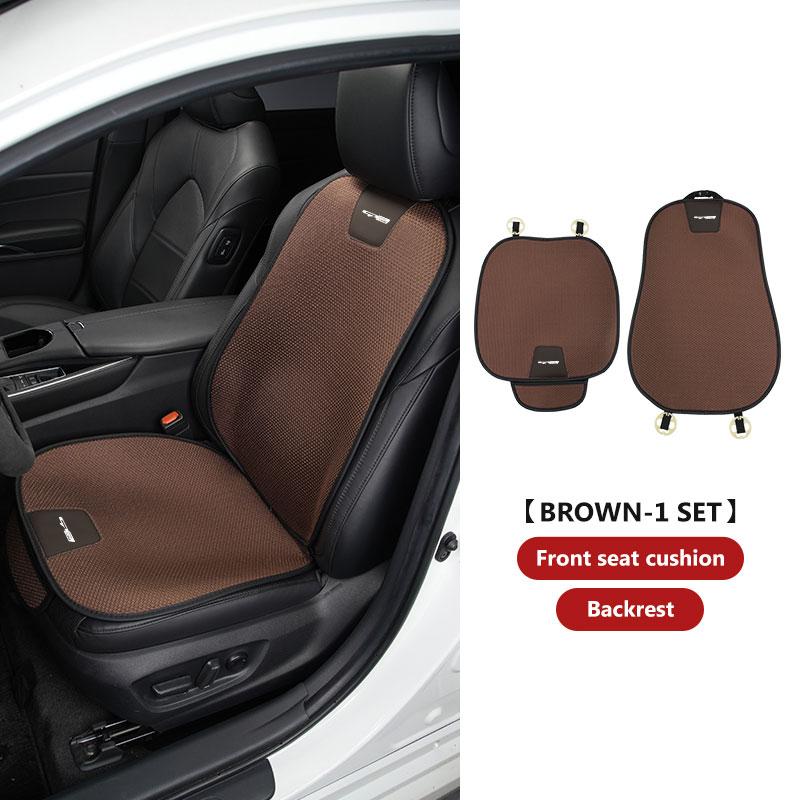Car Ice Silk Seat Pad Breathable Mat Lumbar Support Mat Accessories For KIA Rio K5 K2 Sportage Ceed Sorento Picanto Stinger Soul QD2