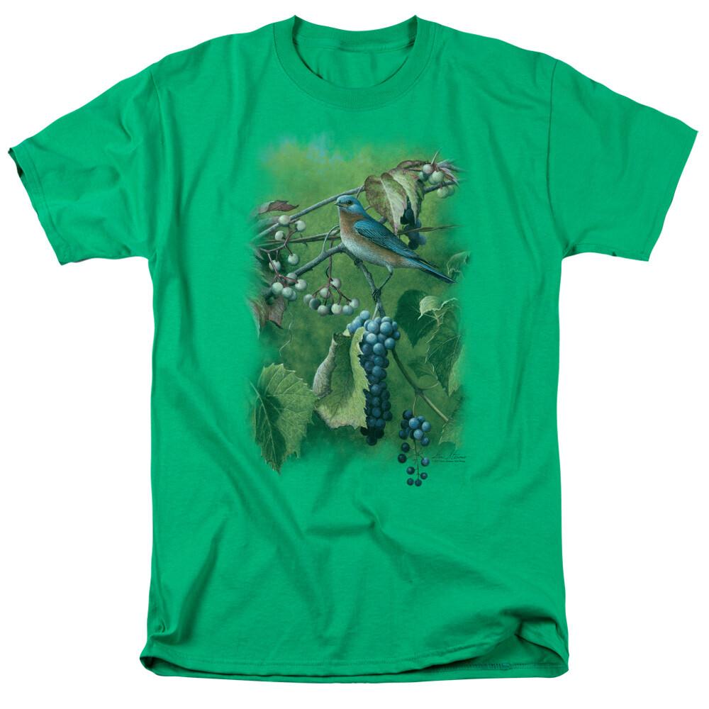 Wild Wings Summertime Eastern Bluebird T-Shirt to 4X XXXL