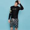 ARGO Men'S Rash Guard Set Zeros (Bk) Rash Guard