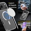 Transparent Soft Phone Case For iPhone 17 Pro Max Air 13 12 Mini 14 15 Plus 11 16 Pro For Magsafe Wireless Charge Magnetic Cover