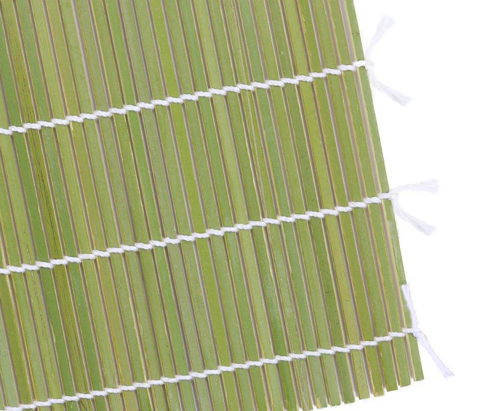 HTB Bamboo Sushi Sushi Thick Bamboo Green Sushi For Making Sushi Cherry Blossom Viewing Roll, 24x24cm, Antibacterial, Roll, Ehomaki, Ehomaki,