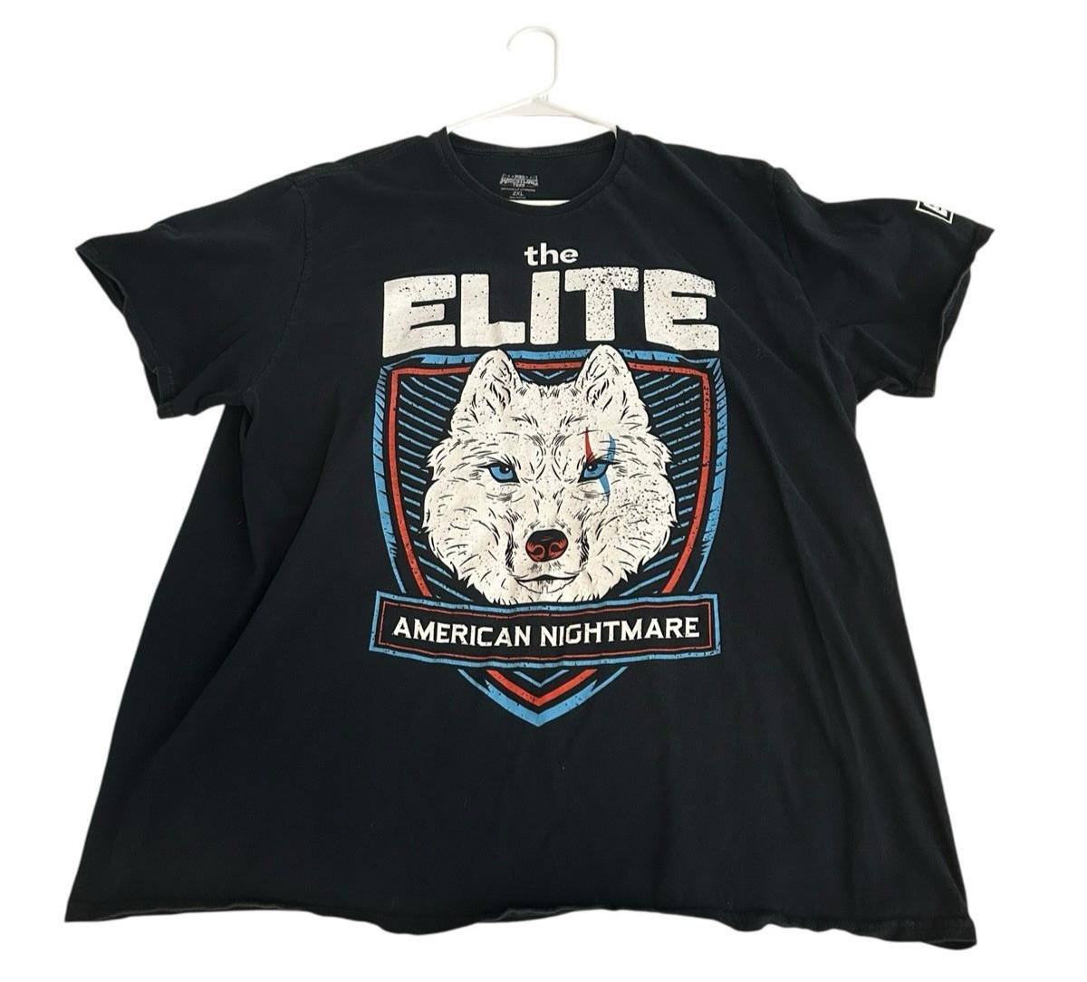 The Elite Cody Rhodes American Nightmare Wolf 2XL Blk AEW All Elite Wrestling Unisex T-Shirt XXXXL