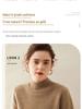 Women's Classic Cashmere Half-High Neck Knit Sweater - Thick, Warm, and Loose Fitting Base Layer Top