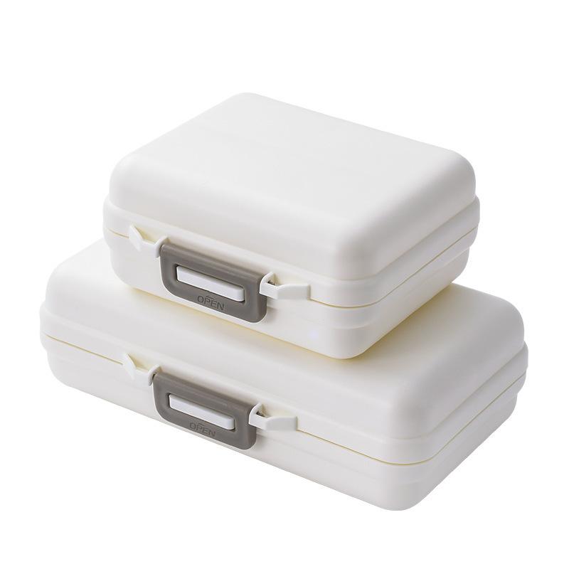Portable Medicine Box Sub-packing Mini 7 Days Old Man Travel Pillboxes Large Capacity Storage Box