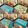 Cute M-Maltese Carpet Bathroom Anti-slip Mat Door Mat Home Decoration Mat Entrance Door Mat Scratch-resistant Door Mat