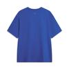 Li-Ning Cool Tea T Quick-Dry Cool Sports Leisure Top Letter Logo Round Neck Pullover Short Sleeve Drop Shoulder T-Shirt Men Tops Storm-Blue AHSU675-5