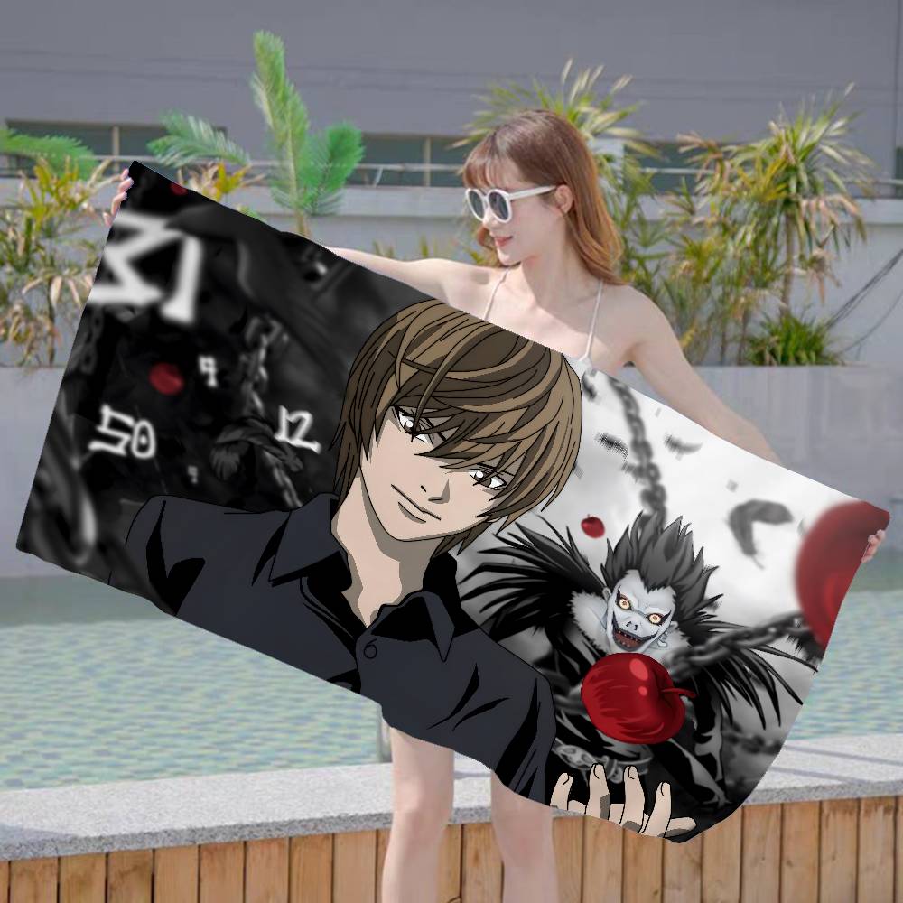 Anime Death Note Microfiber Beach Towel Absorbent Quick dry Soft Yoga Swimming Resort Mountain Climbing Towel