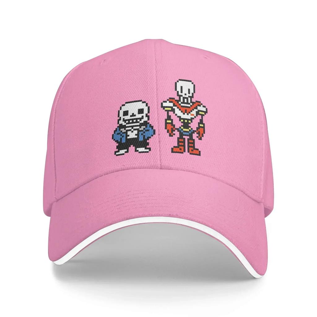 Undertale Sans and Papyrus Accessories Unisex WoUnisex Baseball Cap Dad Hat Vintage Daily Headwear Adjustable Fit Snapback Hat