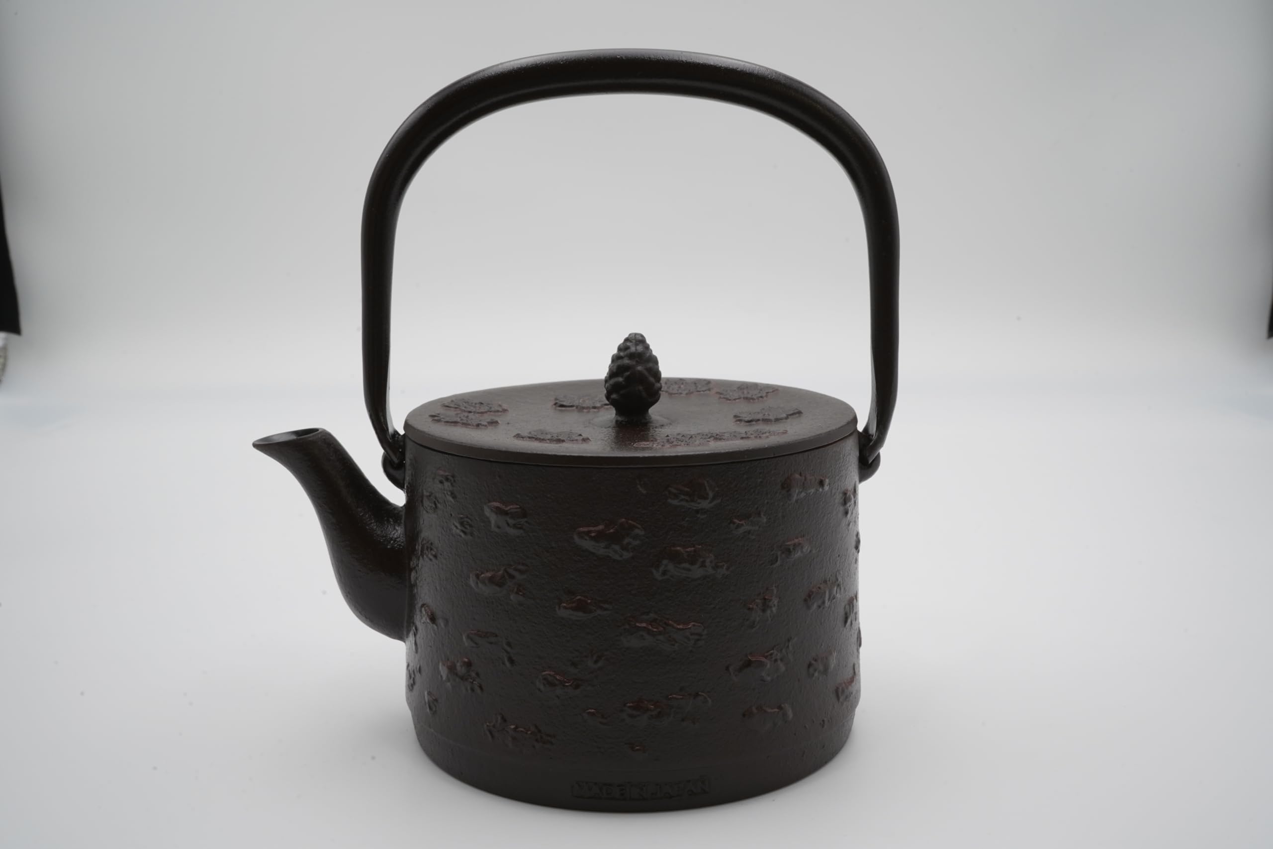 

Tonami Shoten Iron Cherry Made in Nanbu Induction and Direct Heat High for Inns and Commercial Use Kettle, Bark, Cylindrical, Japan, Ironware, чёрный