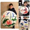 1Pc 20/30/40/60/84Cm Paper Umbrella Blank Diy Handmade Painting Supplies Long-Handle Blank Pography Prop